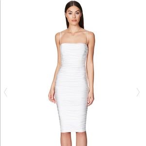 White Midi Nookie Dress